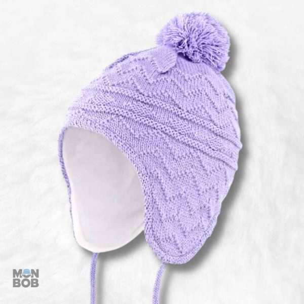 Bonnet Péruvien Violet pour Enfant