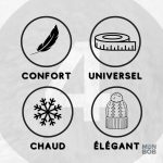 Bonnet à Pompon, laine blanche, accessoire hivernal