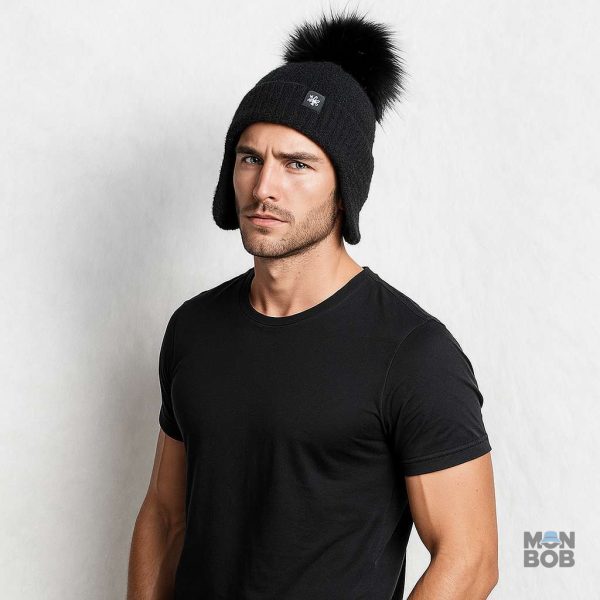 Bonnet à pompon en laine pour un look tendance