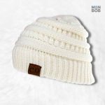 Bonnet Queue de Cheval Blanc pour un style élégant