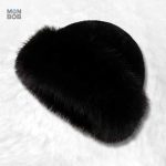 Bonnet Russe Femme Noir élégant pour un style hivernal chic