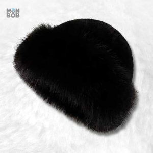 Bonnet Russe Femme Noir élégant pour un style hivernal chic