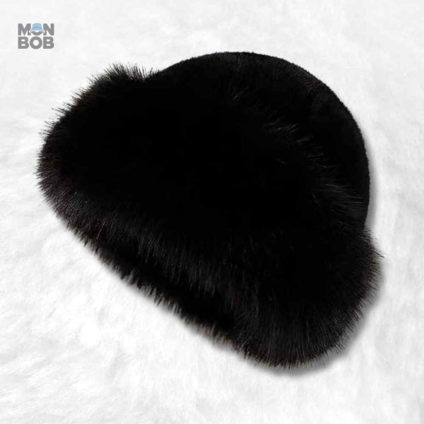 Bonnet Russe Femme Noir élégant pour un style hivernal chic