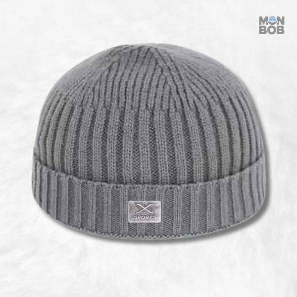 Bonnet Snow gris pour un style hivernal tendance