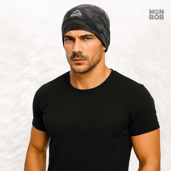Bonnet camouflage idéal pour les activités sportives en extérieur