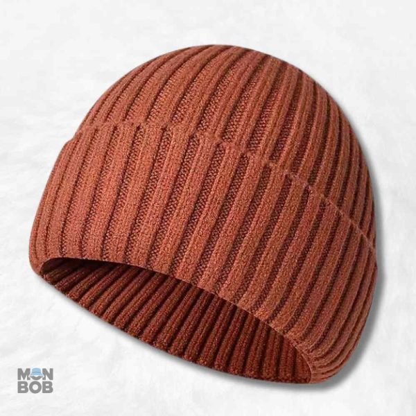 Bonnet tricot brique pour un style chaleureux et tendance