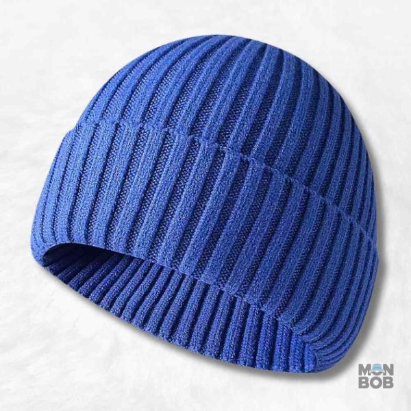 Bonnet tricot marine pour une allure élégante et confortable