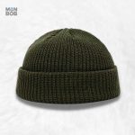 Bonnet vert pour homme, accessoire tendance et confortable