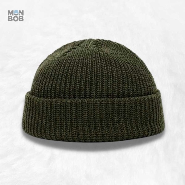 Bonnet vert pour homme, accessoire tendance et confortable