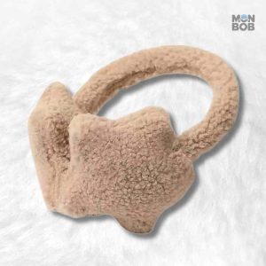 Cache oreilles étoile beige pour un style tendance et confortable