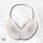 Cache oreille en fourrure blanche pour un style chic et chaleureux