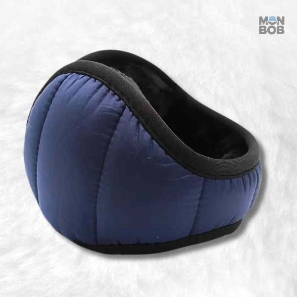 Cache oreilles homme hiver bleu pour protéger du froid
