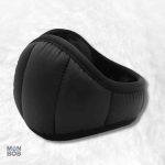 Cache oreille homme hiver noir pour protéger du froid