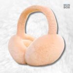 Cache oreille moumoute beige pour un confort chaleureux