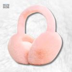 Cache oreille moumoute rose confortable et tendance