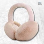 Cache oreille moumoute rose pâle pour un confort optimal