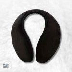 Cache oreille polaire noir pour protéger les oreilles du froid