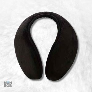 Cache oreille polaire noir pour protéger les oreilles du froid