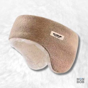 Cache oreille beige pour se protéger du froid