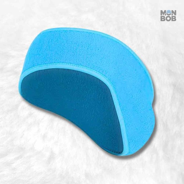 Cache oreille running bleu pour protéger du froid pendant l'effort