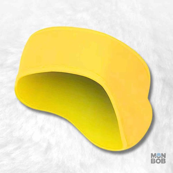 Cache oreille running jaune pour protéger les oreilles en extérieur