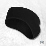 Cache oreille running noir pour protéger du froid lors des activités extérieures