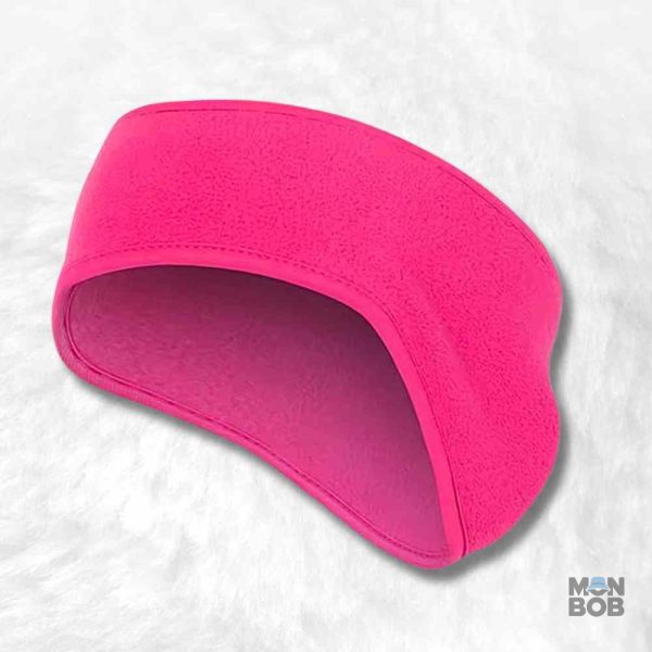 Cache oreille rose pour running, accessoire de sport pratique