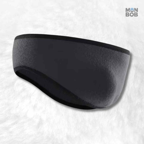 Cache oreille ski gris pour protéger les oreilles du froid