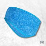 Cache oreille sport bleu pour protection auditive en extérieur