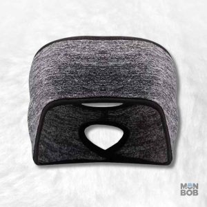 Cache oreille sport femme gris pour protection et confort