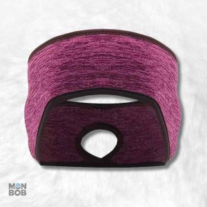 Cache oreille sport femme mauve pour protéger du froid
