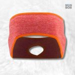 Cache oreille sport femme orange pour protection contre le froid