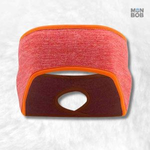 Cache oreille sport femme orange pour protection contre le froid