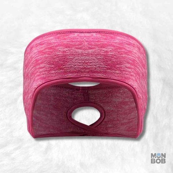 Cache oreille sport femme rose pour protéger du froid