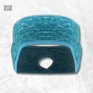 Cache oreille sport femme turquoise, protection contre le froid