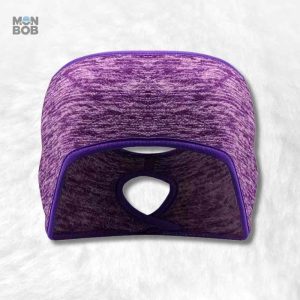 Cache oreille sport femme violet pour protection et confort