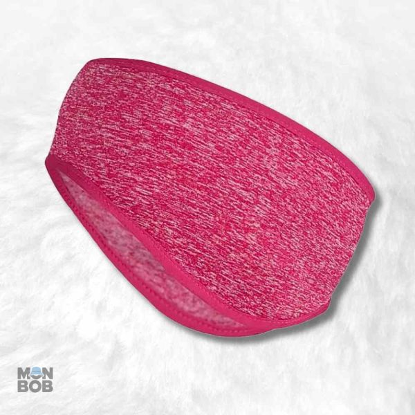 Cache oreille sport rose pour protéger les oreilles pendant l'activité physique