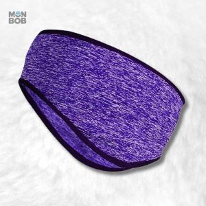 Cache oreille sport violet pour activités en extérieur