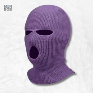 Cagoule violette 3 trous pour un style unique et audacieux