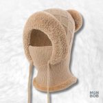 Cagoule Bonnet Femme beige pour un style décontracté