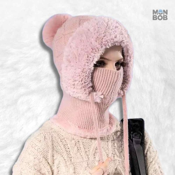 Cagoule rose pour femme, style moderne et chaleureux