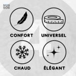 Cagoule grise adaptée aux saisons fraîches et au confort quotidien