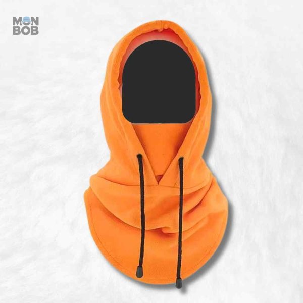Cagoule capuche orange pour un look tendance et pratique