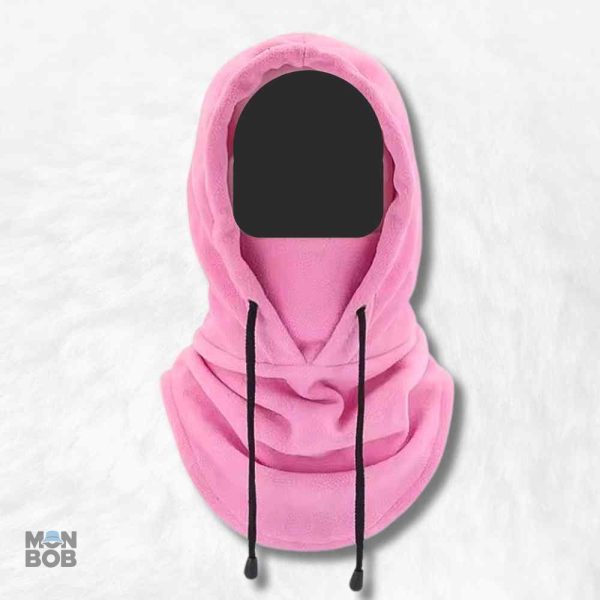 Cagoule rose avec capuche pour un style unique et tendance