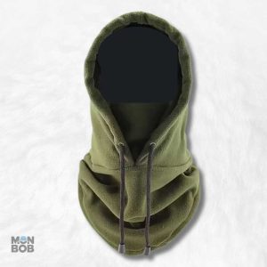 Cagoule Capuche Verte pour protection et confort