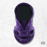 Cagoule violette avec capuche pour protection et style