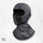 Cagoule cyclisme grise avec lunettes intégrées