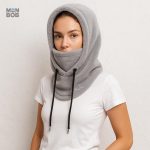Cagoule femme grise idéale pour protéger du froid