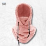 Cagoule Capuche Rose Femme, accessoire tendance pour l'hiver