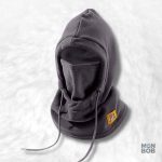 Cagoule femme ski grise pour protection et confort en montagne